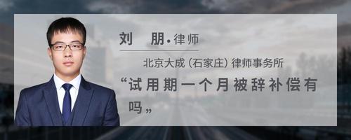 试用期一个月被辞补偿有吗