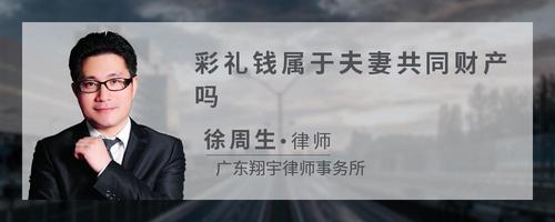 彩礼钱属于夫妻共同财产吗