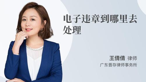 电子违章到哪里去处理