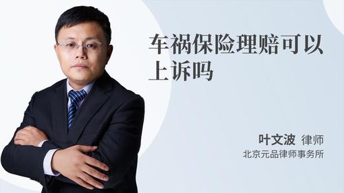 车祸保险理赔可以上诉吗