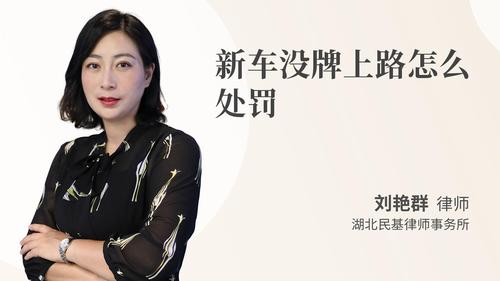 新车没牌上路怎么处罚