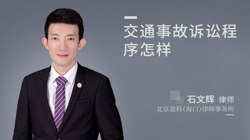 交通事故诉讼程序怎样
