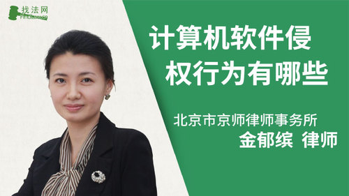 计算机软件侵权行为有哪些