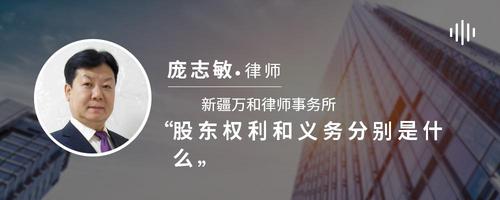 股东权利和义务分别是什么