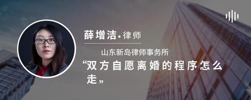 双方自愿离婚的程序怎么走