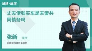 丈夫借钱买车是夫妻共同债务吗