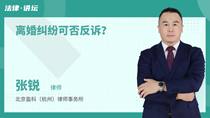 离婚纠纷可否反诉？