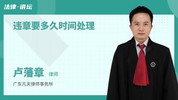 违章要多久时间处理