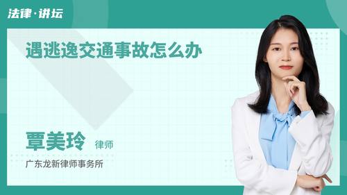 遇逃逸交通事故怎么办