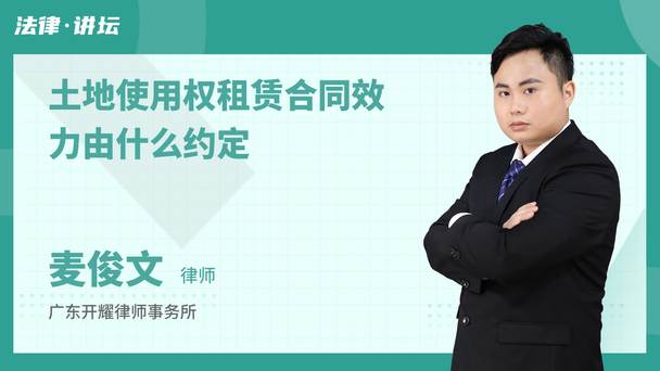土地使用权租赁合同效力由什么约定
