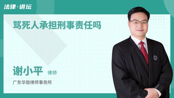 骂死人承担刑事责任吗